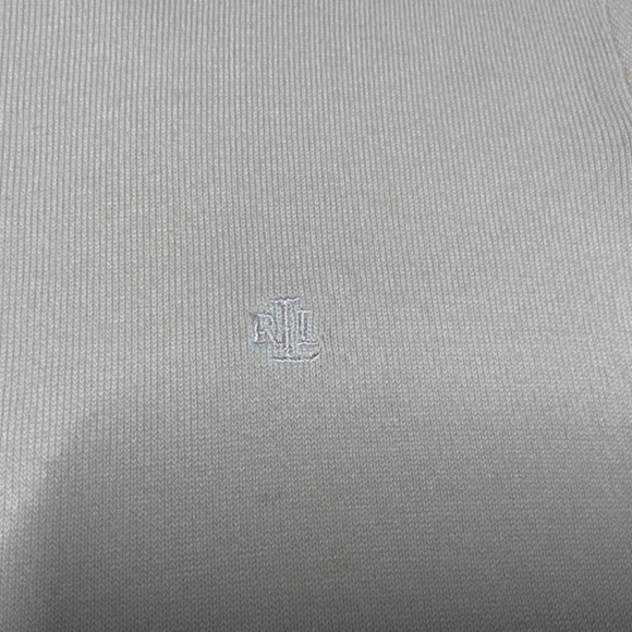 Lauren RALPH LAUREN Silk Blend Short Sleeve Turtleneck Pullover Sweater US Sz L - Picture 6 of 6